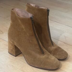 Madewell Brown Suede Ankle Boot